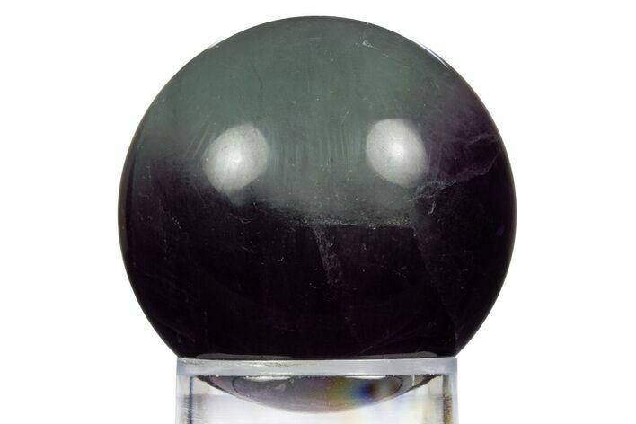 Colorful Banded Fluorite Sphere - China #319781